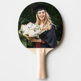 Raquete De Ping Pong Crie Sua Própria Foto Personalizada de Graduado