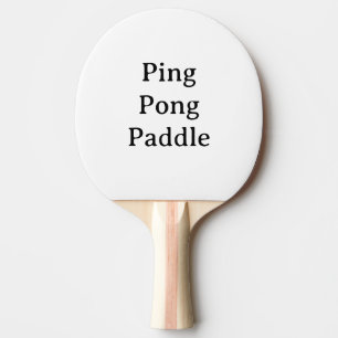 Raquete De Ping Pong Crie Sua Própria Promoção de Marca Simples