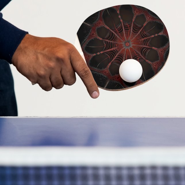 Raquete De Ping Pong Crimson Web: Dança Fractal com a aranha Redback (Insitu)