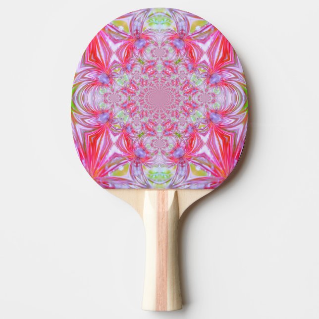 Raquete de Ping Pong Cristal Vermelho (Frente)