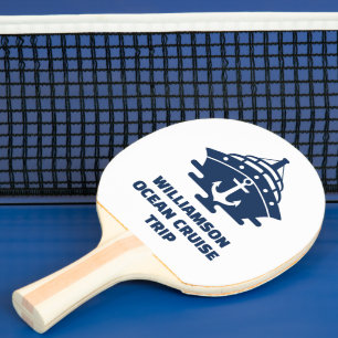 Raquete De Ping Pong Cruzeiro Personalizado de Praia Viagem Náutica