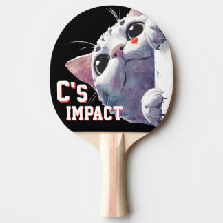 Raquete De Ping Pong C's IMPACT Cute Cat
