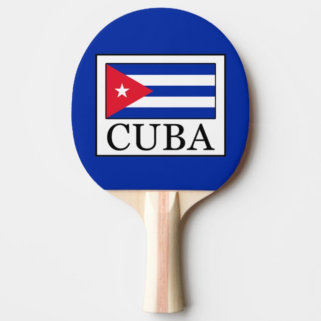 Raquete De Ping Pong Cuba (Frente)