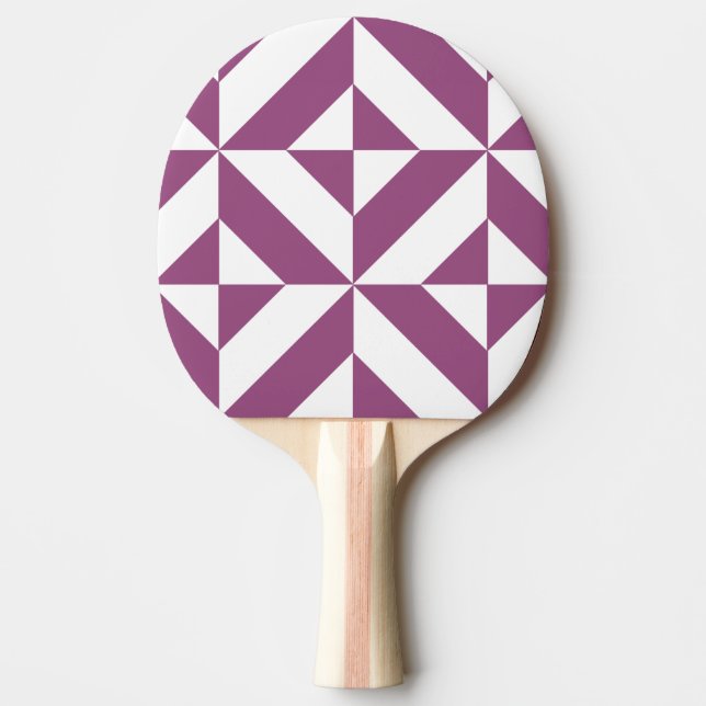 Raquete De Ping Pong Cubo de Deco Geométrico Quente (Frente)