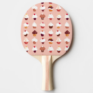 Raquete De Ping Pong Cupcakes