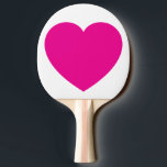 Raquete De Ping Pong Custom Pink Heart Ping Pong Ball – Romantic Table<br><div class="desc">Serve love with every shot using this custom ping pong ball featuring a vibrant pink heart printed on a classic white surface. Whether you're playing for fun or gifting a sporty keepsake, this ball adds a playful and affectionate touch to your game. Designed for standard table tennis play, it’s perfect...</div>
