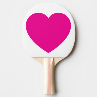 Raquete De Ping Pong Custom Pink Heart Ping Pong Ball – Romantic Table