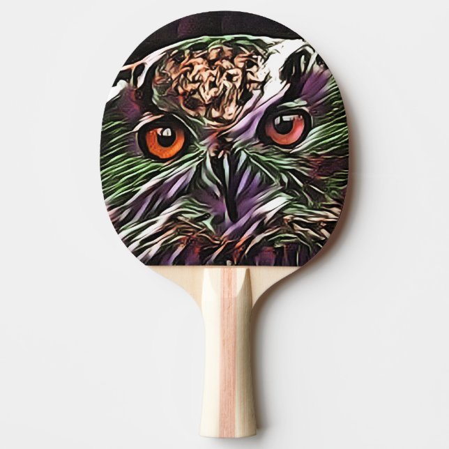 RAQUETE DE PING PONG CUTE OWL (Frente)
