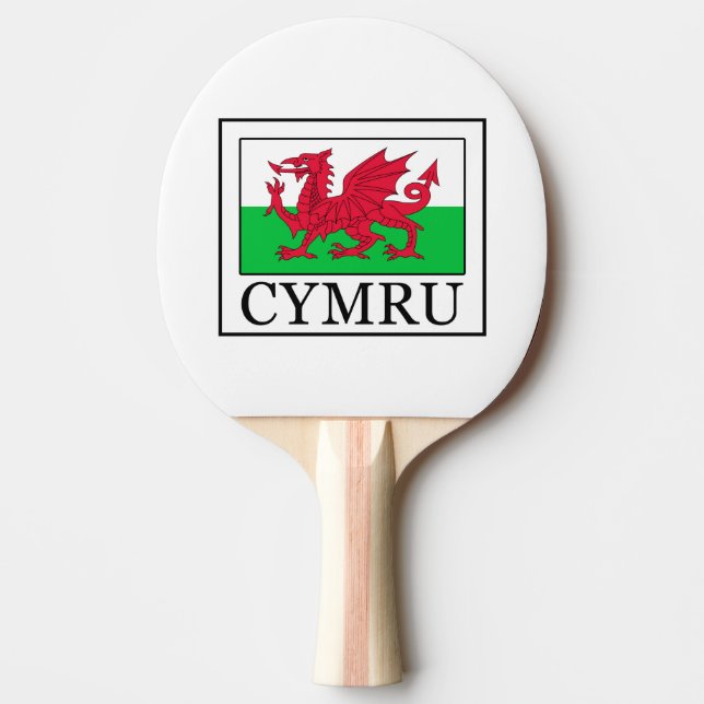 Raquete De Ping Pong Cymru (Frente)