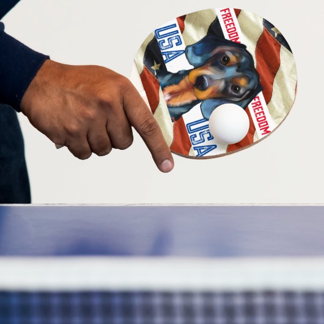Raquete De Ping Pong Dachshund      (Insitu)