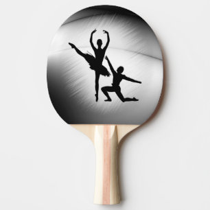Raquete De Ping Pong Dança do Casal do balé
