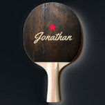 Raquete De Ping Pong Dark Chopping Block Vintage Star Signature<br><div class="desc">Dark Chopping Block Vintage Star Signature Ping Pong Paddle carries a bold sense of character to the table, pairing a rich chopping block inspired pattern with a vintage star signature style that feels both nostalgic and confidently modern. The design stands out with an effortless presence during friendly rallies and lively...</div>
