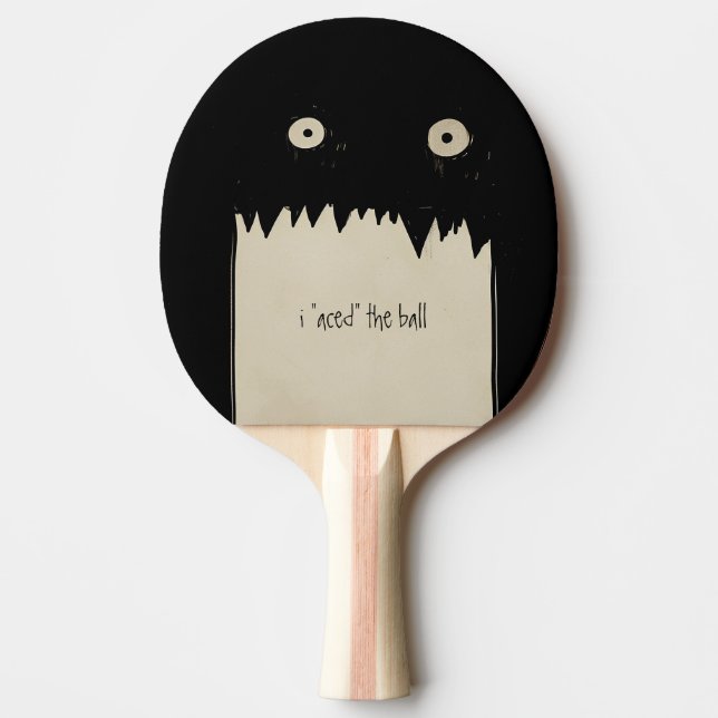 Raquete De Ping Pong Darknes, o monstro (Frente)