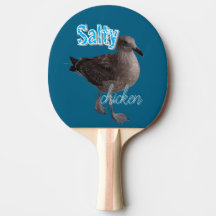 Raquete de Ping Pong de Frango Salgado