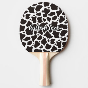 Raquete de ping pong de Padrão de Vaca