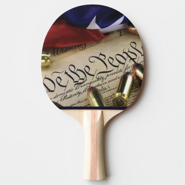 Raquete De Ping Pong Declaration of Independence   (Frente)