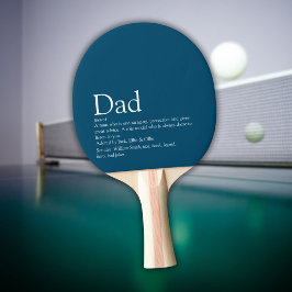 Raquete De Ping Pong Definição de Pai Azul Moderno Dia dos Pais