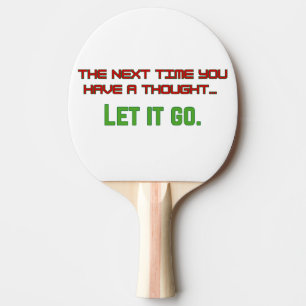 Raquete De Ping Pong Deixe-o ir