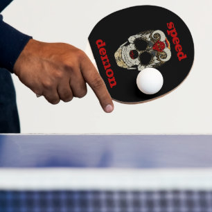 Raquete De Ping Pong Demônio da velocidade do crânio