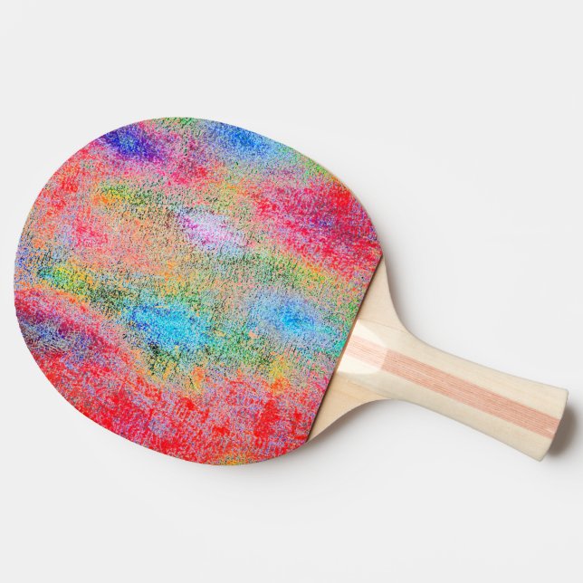 Raquete De Ping Pong Depredação dos colorido (Lateral do verso)