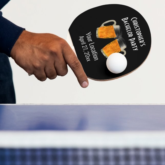 Raquete De Ping Pong Desejos de Cerveja na Despedida de Solteiro Casame (Insitu)