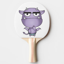 Raquete De Ping Pong Desenhos animados felizes da gárgula - fantasia