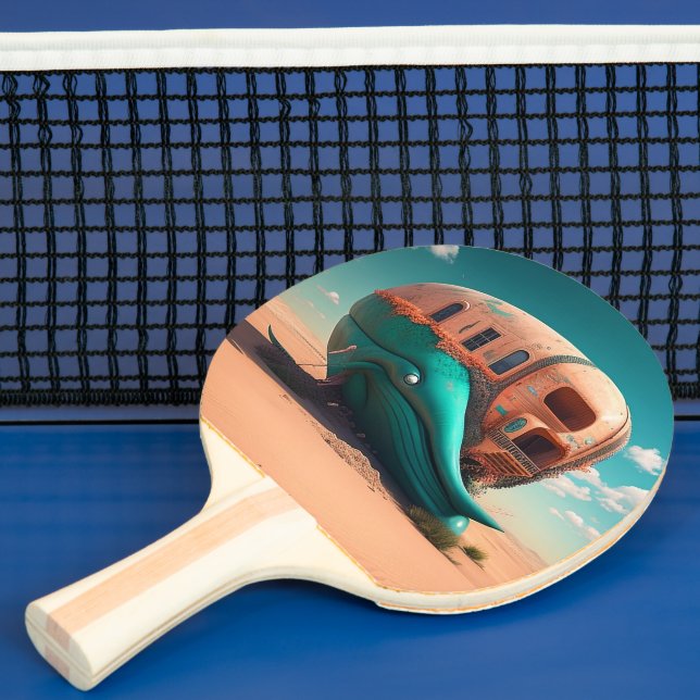 Raquete De Ping Pong Desert Whale House (Insitu)