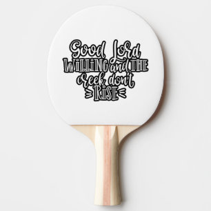 Raquete De Ping Pong Design cristão