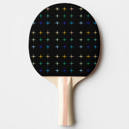 Raquete De Ping Pong Design de Artes Geométricas de Meio século Retroat