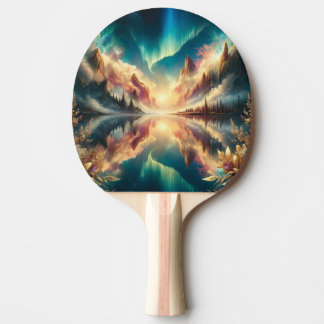 Raquete De Ping Pong Design de Paddle Pong Ping de Arte Personalizada