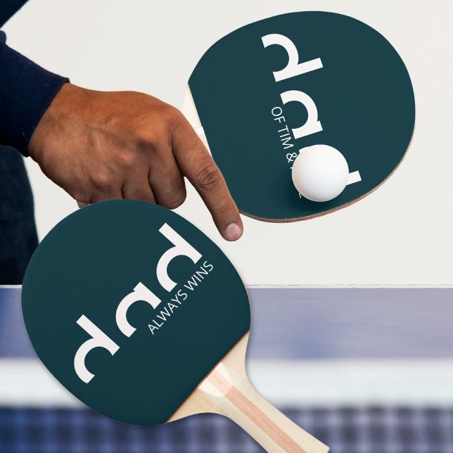 Raquete De Ping Pong Design moderno e simples para Pai (table tennis paddle for dad)