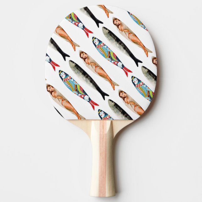 Raquete De Ping Pong Designs portuguesas (Frente)
