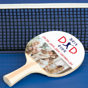 Raquete De Ping Pong Dia de os pais de Fotografias do Melhor Pai Legal