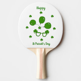 Raquete De Ping Pong Dia de São Patrício Feliz e Mínimo
