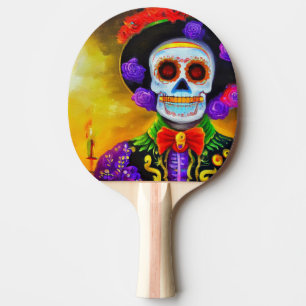 Raquete De Ping Pong Dia do Homem Morto (1)