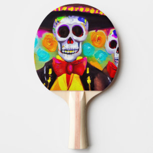 Raquete De Ping Pong Dia do Homem Morto (2)