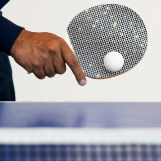 Raquete De Ping Pong Diamond Paddles, brilhantes Paddles, cristal branc