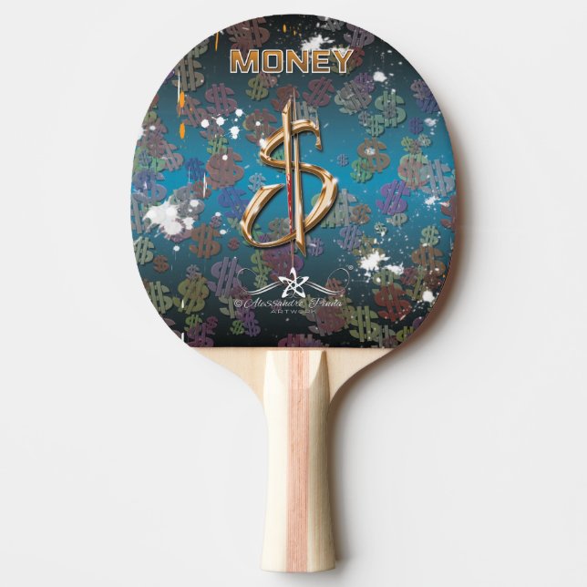 RAQUETE DE PING PONG DINHEIRO (Frente)