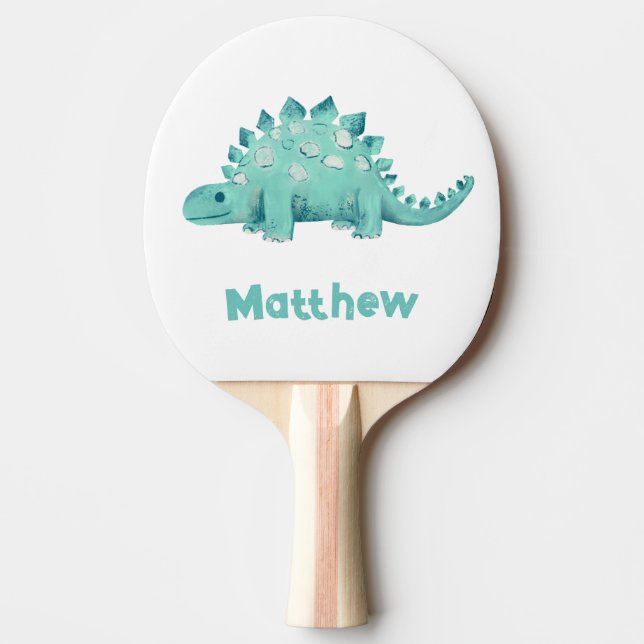 Raquete De Ping Pong Dinossauro (Frente)