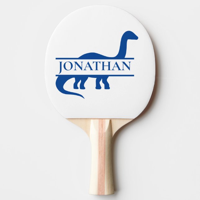 Raquete De Ping Pong Dinossauro BLUE BOY (Frente)