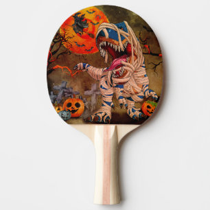 Raquete De Ping Pong Dinossauro T Rex Halloween