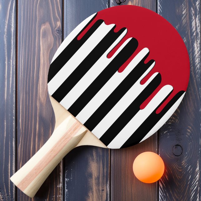 Raquete De Ping Pong Disfarce Vermelho com Perfuração (Criador carregado)