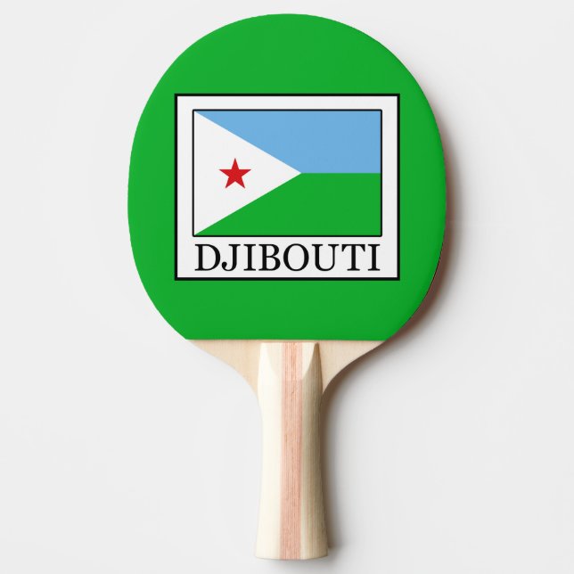 Raquete De Ping Pong Djibuti (Frente)