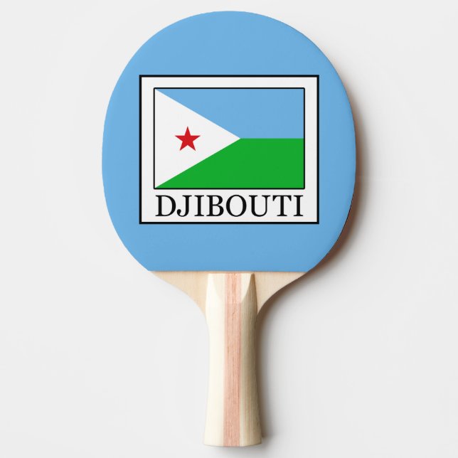 Raquete De Ping Pong Djibuti (Frente)