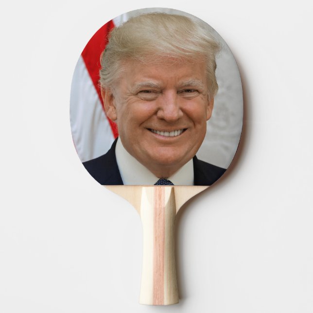 Raquete De Ping Pong Donald Trump (Frente)
