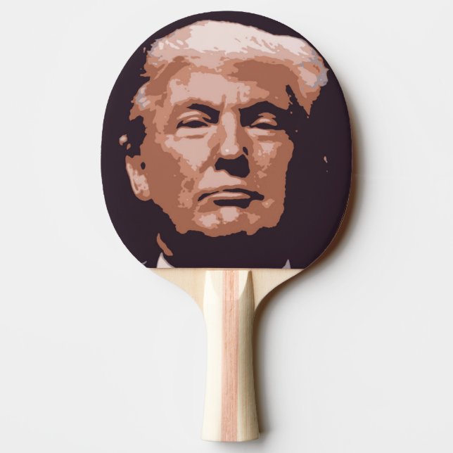 Raquete De Ping Pong Donald Trump Ping Pong Paddle (Verso)