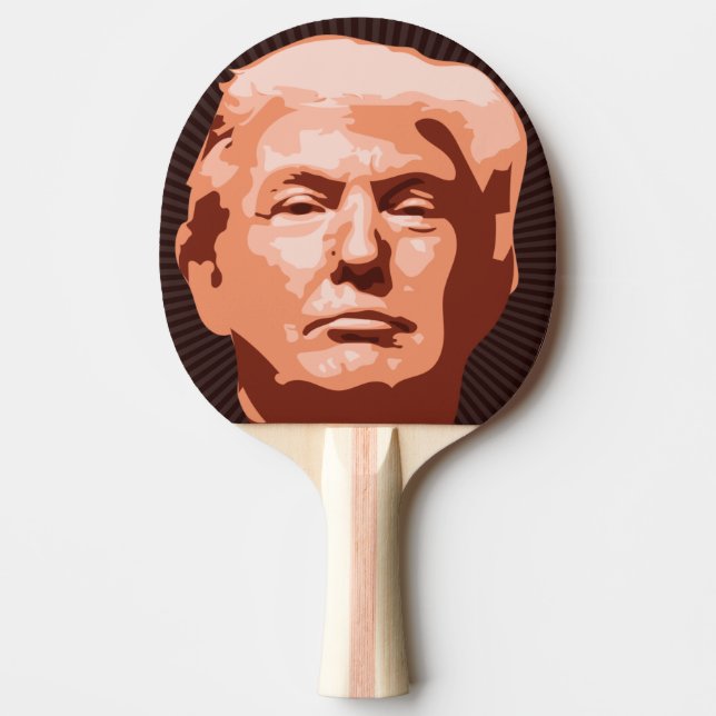 RAQUETE DE PING PONG DONALD TRUMP PING PONG PADDLE (Frente)
