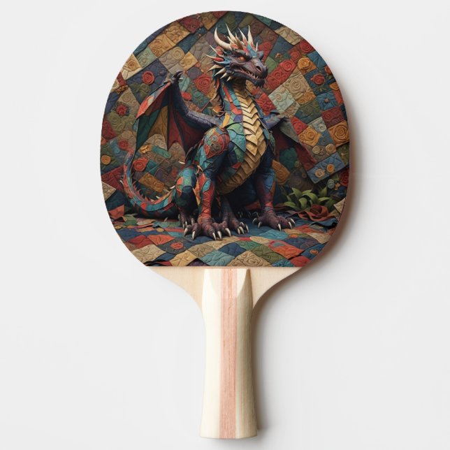 Raquete De Ping Pong Dragão (Frente)