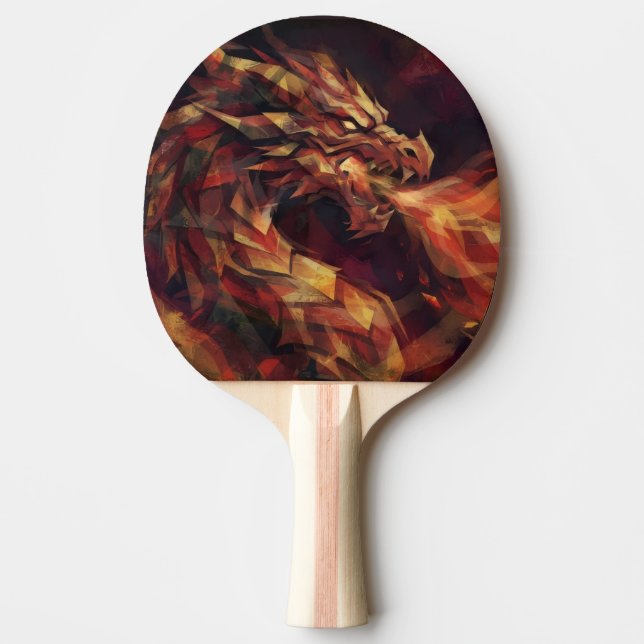 Raquete De Ping Pong Dragão  (Frente)