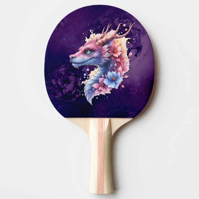 Raquete De Ping Pong Dragão Guardião Gentil.  (Frente)
